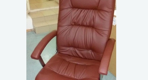 Обтяжка офисного кресла. Городовиковск